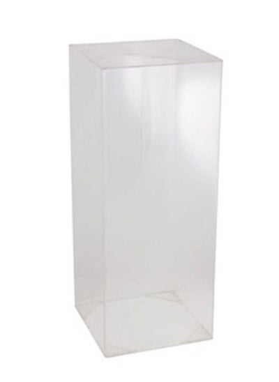 Buy LAMSIT IBDAA Acrylic Pedestals Plastic Stands Acrylic Plinths Acrylic Risers Side Tables 120 cm Frosted in UAE