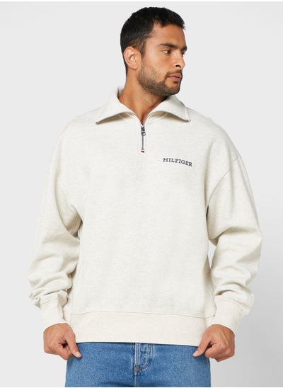 Buy Logo Zip Through Sweatshirt in Saudi Arabia