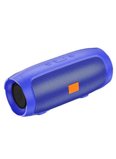 Buy GELESE Smart wireless bluetooth speaker outdoor card subwoofer small audio voice broadcast mini speaker blue in Saudi Arabia