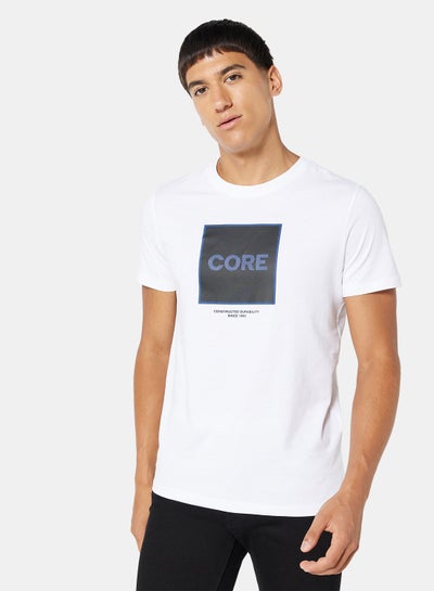 Buy Tech Logo Crew Neck T-Shirt in UAE