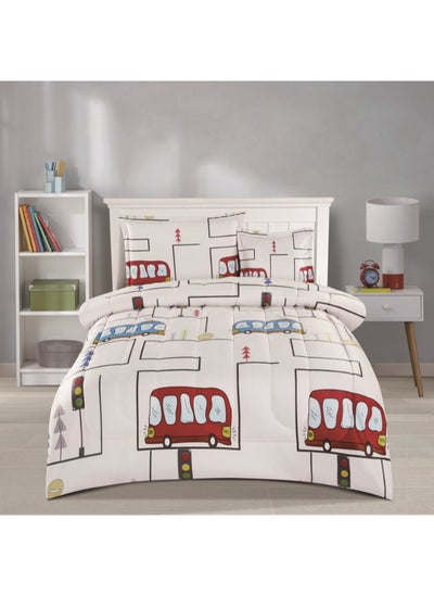 Buy Children's Winter Comforter Set From Hours Fur With Double-Sided Velvet Consisting Of 4 Pieces in Saudi Arabia