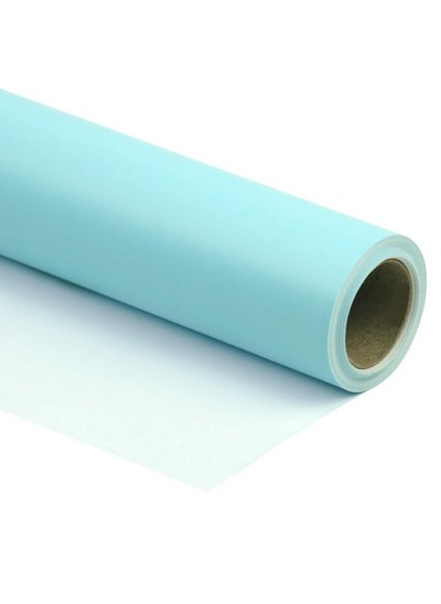 Buy Light Blue Wrapping Paper Solid Color For Wedding Birthday Shower Congrats And Holiday 30 Inches X 32.8 Feet in UAE