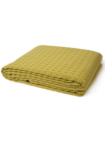 Buy Cotton Bedspread Olive 230x250 in Egypt