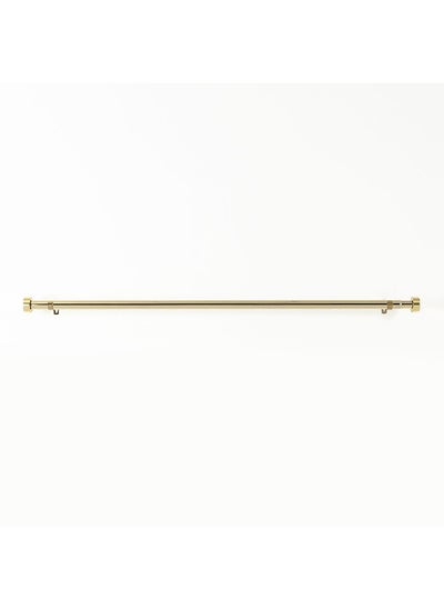 اشتري Eden Single Extendable Curtain Rod, Gold - 160-300 cm في الامارات