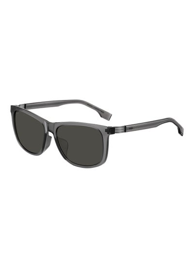 اشتري Men's UV Protection Rectangular Sunglasses - Boss 1617/F/S Grey Millimeter - Lens Size: 59 Mm في السعودية