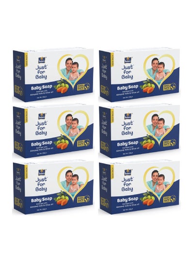 Buy Just for Baby Soap 125gm, Pack of 6 in UAE