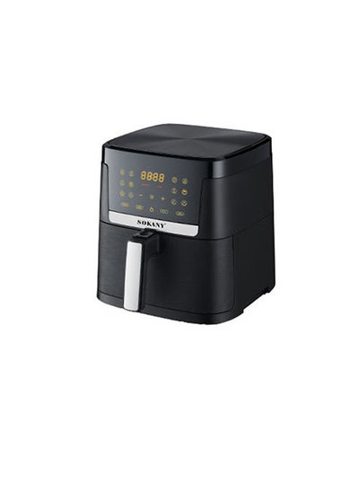 Buy Digital Air Fryer 8.5L with Recipe Chart, for Frying, Grilling, Broiling, Roasting, Baking and Toasting 1800W SK-10004 Black in Saudi Arabia