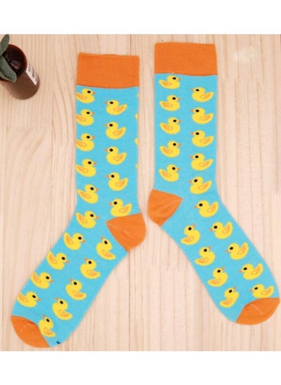 Buy Unisex Rubber Ducks Crew Socks in UAE