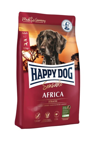 Buy Happy Dog Supreme Sensible Africa Adult Dogs Dry Food  12.5Kg in UAE