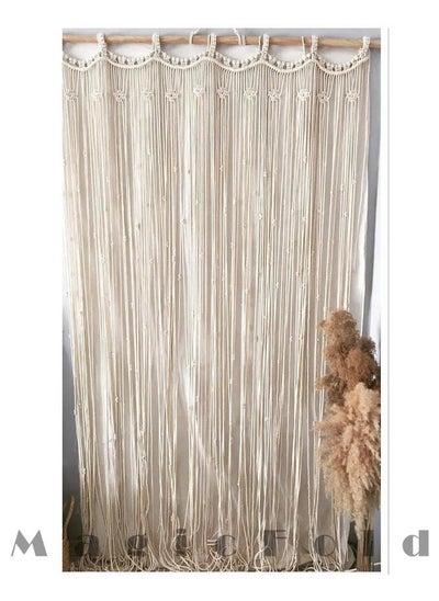 Buy Macrame Curtain, Macrame Wall Hanging Door Curtain Wedding Backdrop Window in Egypt