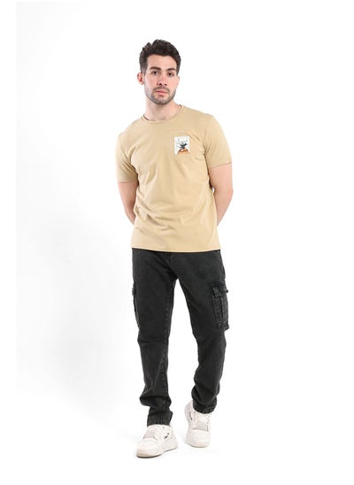 Buy Men R Neck Half Sleeves T-shirt in Egypt