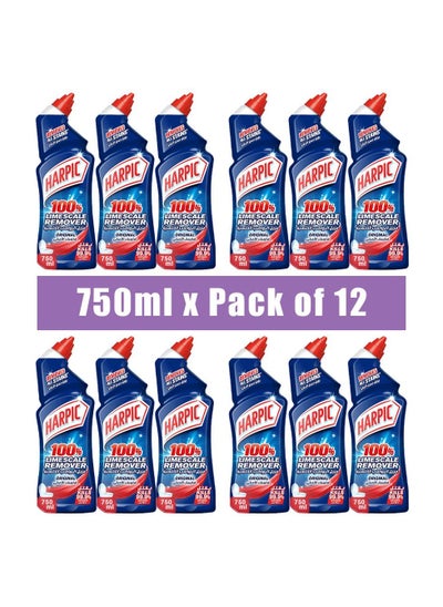 Buy Original Limescale Remover Toilet Cleaner Liquid, 750ml (Pack of 12) in UAE