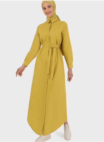 Buy Belted Shirt Dress in UAE