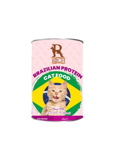 Buy Rich cat wet food with Beef 400 g in Egypt