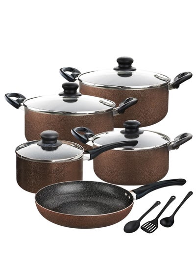 Buy Raj 12 Pcs Non Stick Cookware Set in UAE