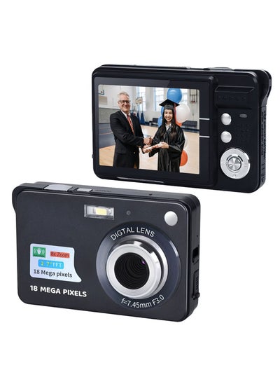 Buy 2.7 Inch Tft 18Mp 8X Zoom Digital Camera Mini Anti-Shake Full HD Digital Video Camera in UAE