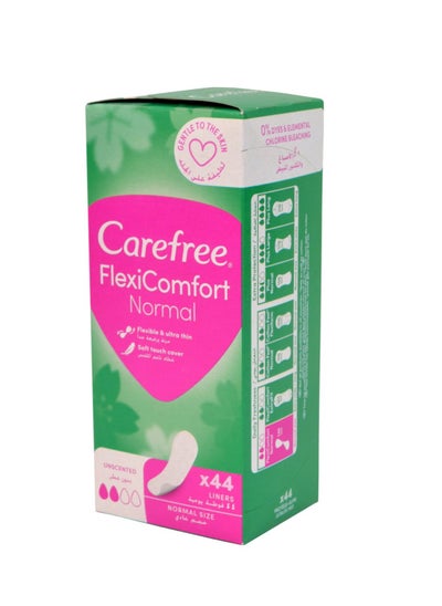 Buy Daily feminine pads unscented, Normal size, 44 pads in Saudi Arabia