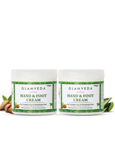 Buy Hand & Foot Crack Cream 100 Gm For Dry Rough & Crack Heels & Elbow Ayurvedic Crack Cream Paraben Free (2) in UAE