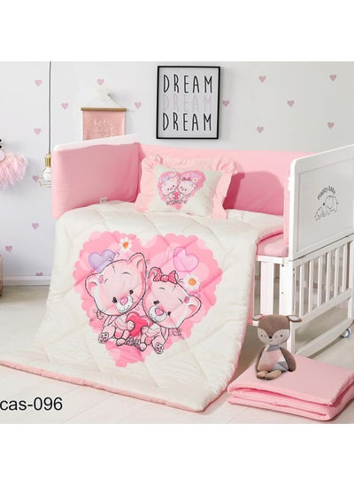 Buy 5-Piece Baby Crib Bedding Set in Saudi Arabia