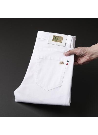 Buy Casual Trousers DW619 White in Saudi Arabia