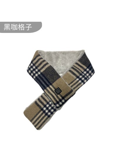 اشتري Smart heating scarf plush thickened graphene three-gear temperature control heating usb charging scarf electric heating neck protectionApricot Plaid Scarf (without charging treasure bag) Apricot Plaid Scarf (without charging treasure bag) في السعودية