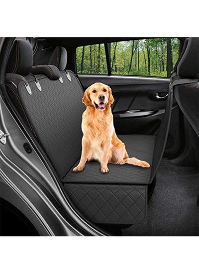 اشتري Car Back-Seat Protector Cover for Dog Cat Pets Waterproof Scratchproof Nonslip Hammock, Against Dirt and Pet Fur Durable Pets Seat Covers for All Cars في الامارات