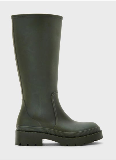 Buy Chunky Rubberised Rain Boots in UAE