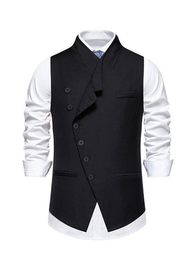 اشتري New Slanted Placket Single Breasted Suit Vest في الامارات