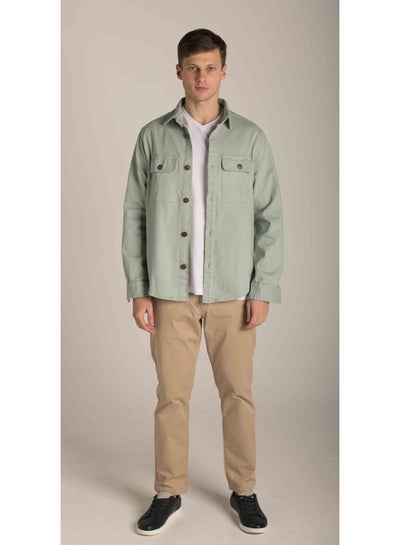 Buy PATCH POCKETS PLAIN OVERSHIRT in Egypt