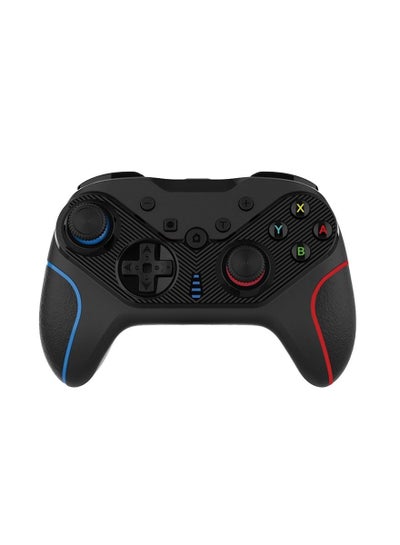 Buy Red Blue Game Stick Handle Wireless Controller Bluetooth Support Switch Por Andoid IOS USB Connection PC Windows Game Console in UAE