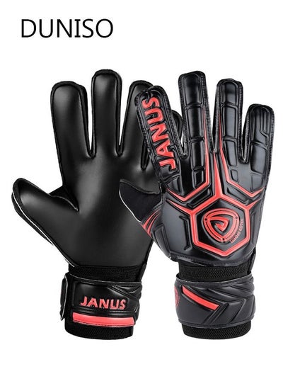 Buy Goalie Gloves for Youth and Adult, Goalkeeper Gloves Kids with Finger Support, Soccer Gloves for Men and Women, Junior Keeper Football Gloves for Training and Match in Saudi Arabia