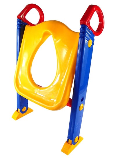 اشتري Portable Folding Trainer Toilet Potty Training Ladder Chair For Children في الامارات