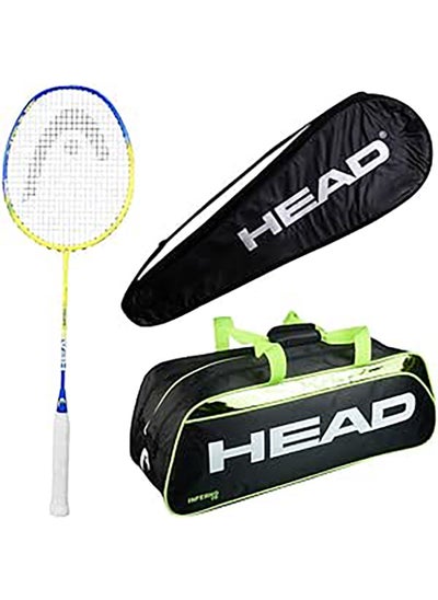 اشتري Ignition 100 Badminton Racquet Set with Inferno 70 Green kitbag (Multicolour) في السعودية