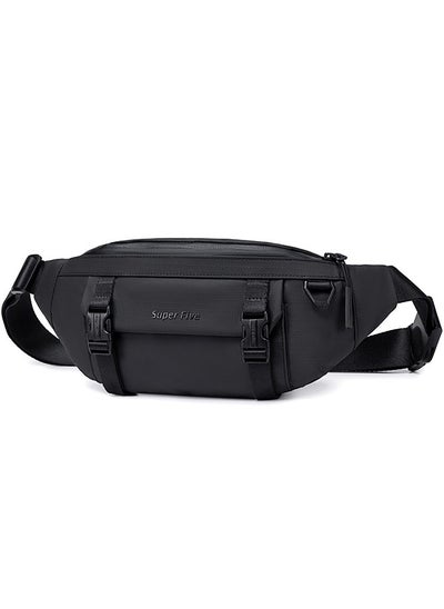 Buy FXB00755 Fashion Casual Multipocket Shoulder Crossbody Waterproof Bag - Black in Egypt