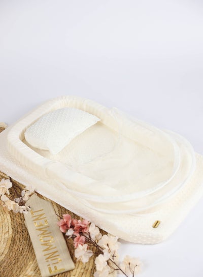 Buy Ultra-soft and breathable new born sponge bed net 75×50×6cm in Saudi Arabia