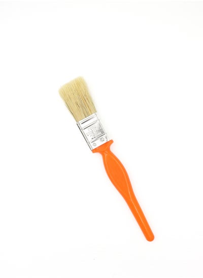 Buy Paint Brush Plastic Hand Orange 1 inch in Saudi Arabia