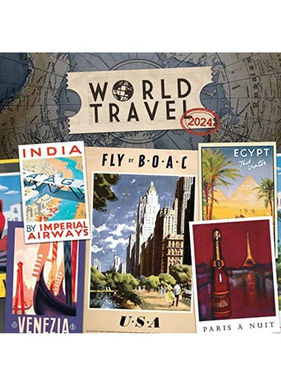 Buy 2024 World Travel Wall Calendar in UAE