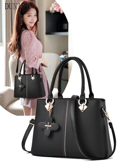 Buy Women's Fashion Handbag Faux Leather Crossbody Bag For Women Large Capacity Tote Bags Top Handle Satchel Fashionable Travel Shoulder Bag For Ladies in UAE