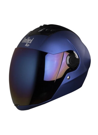 اشتري Air SBA 2 Matte Motorcycle Helmet Clear Visor Plus Free Chrome Visor Bike Helmet - Steelbird Air في الامارات