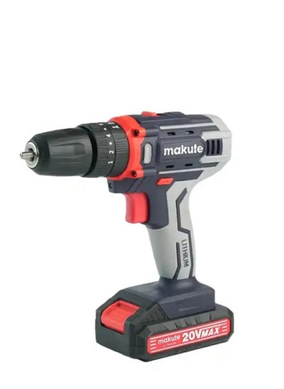 Buy MAKUTE CD129 20V Cordless Impact Drill with Shaft Lock - 2 Batteries Included in UAE