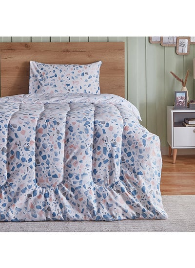 Buy Ontario Kai 2-Piece Printed Microfibre Twin Comforter Set 220 x 160 cm in UAE