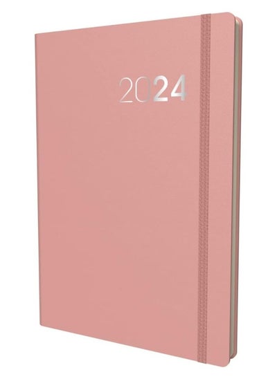 Buy Collins Legacy 2024 Diary A5 Day To Page Diary (with Appointments) - Business Planner and Organiser - January to December 2024 Diary - Daily - Pink - CL51.50-24 in UAE