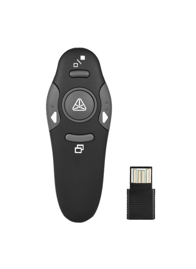 Buy Wireless Powerpoint Remote Control With Unifying Receiver For PC And Laptop Black in Saudi Arabia