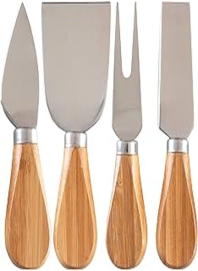 اشتري Totally Bamboo 4-Piece Cheese Tool Set, Charcuterie Board Accessories في مصر