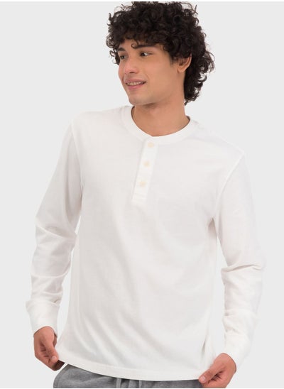 Buy Essential Henley T-Shirt in Saudi Arabia