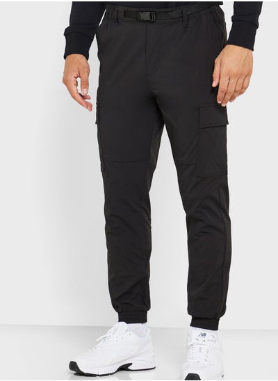 Buy Essential Straight Fit Cargo Pants in UAE