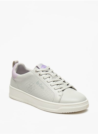 Buy Women's Low Ankle Sneakers with Lace-Up Closure in Saudi Arabia