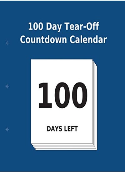 اشتري 100 Day Tearoff Countdown Calendar by Buy Countdown Calendar Paperback في الامارات