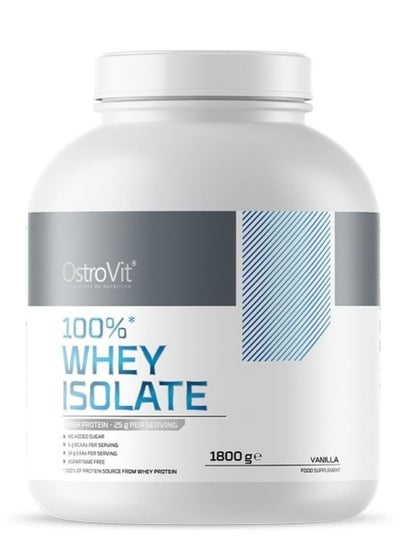 اشتري Whey Isolate 100% 1800 Grams, Vanilla في الامارات