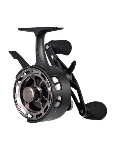 Buy Ice Fishing Reel - Ultra Light Fishing Reel Inline Ice Angling Reel | Spool Width In-Line Free Billiard Reel, Durable 3 + 1 BB Ice Fishing Device, Metal Spool 3.2:1 High Speed Ratio Fishing in Saudi Arabia